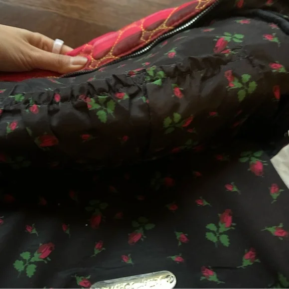 Betsy Johnson rainbow quilted backpack - Picture 6 of 17